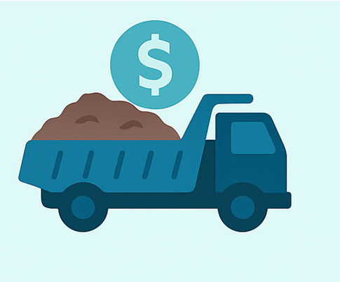 運輸成本高圖標